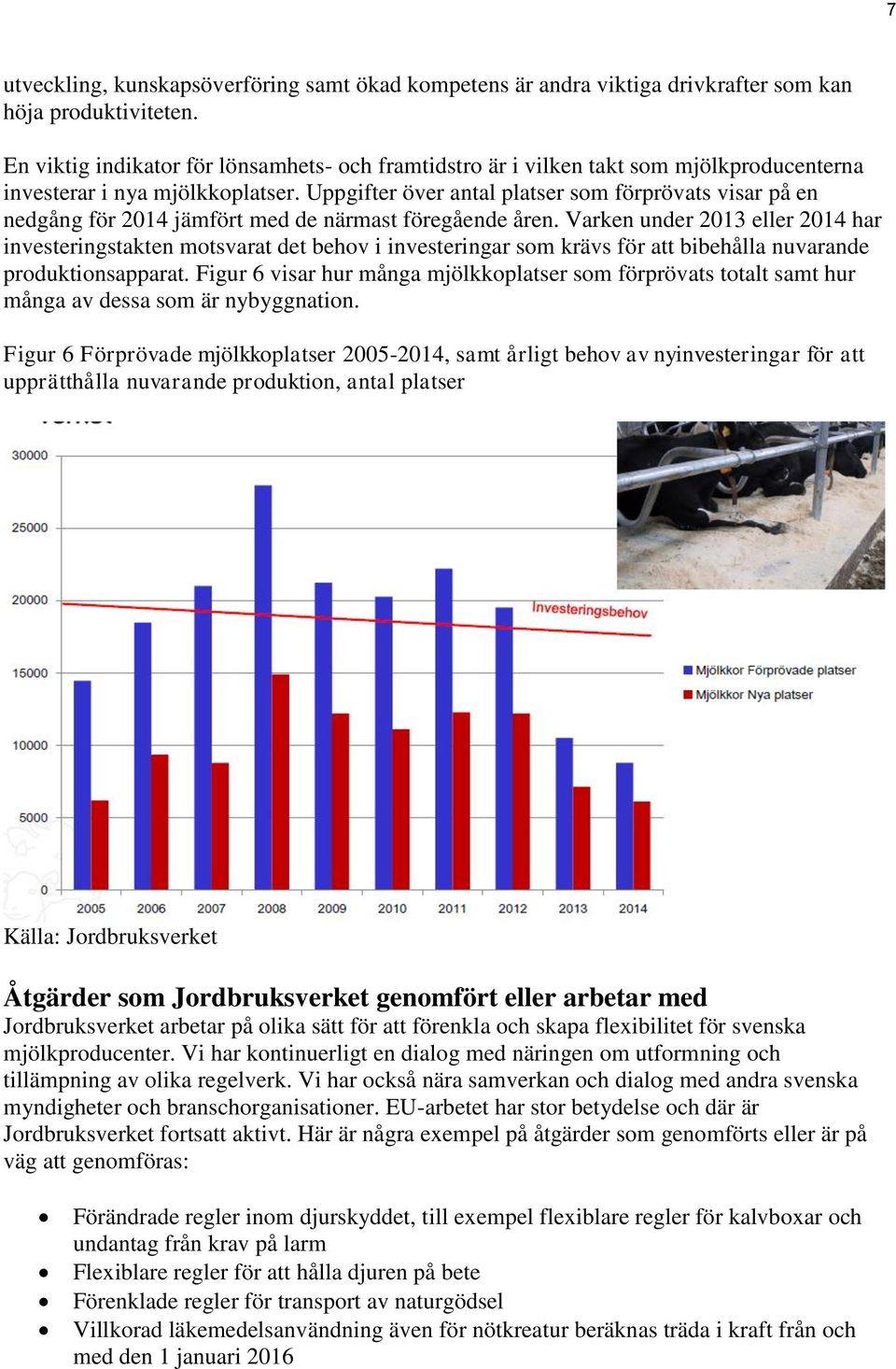 Uppgifter över antal platser som förprövats visar på en nedgång för 2014 jämfört med de närmast föregående åren.