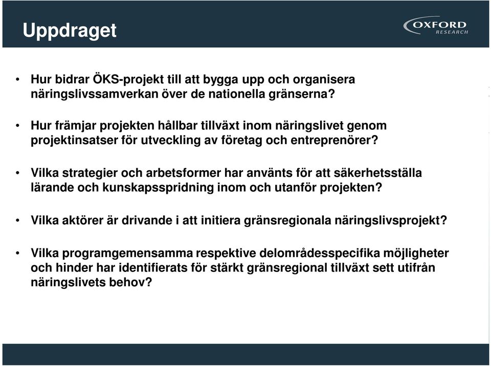 Vilka strategier och arbetsformer har använts för att säkerhetsställa lärande och kunskapsspridning inom och utanför projekten?