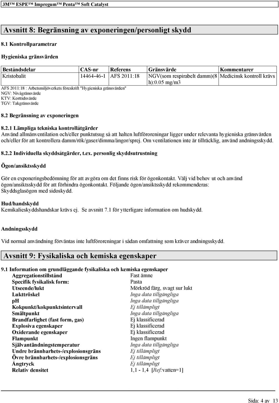 05 mg/m3 AFS 20