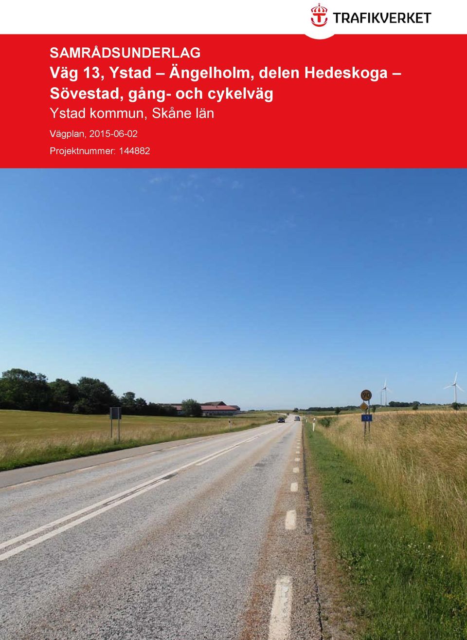 gång- och cykelväg Ystad kommun,