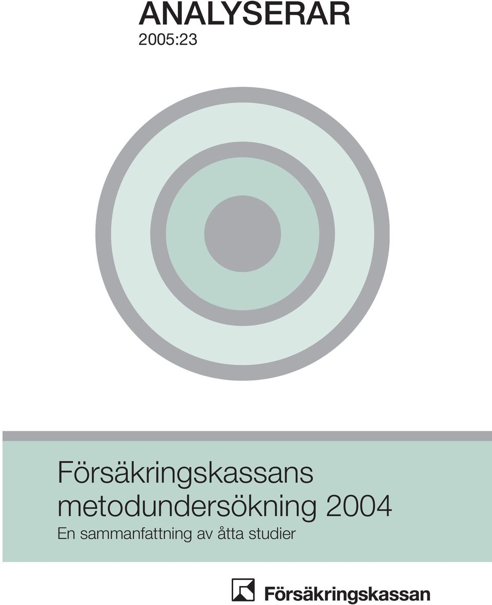 metodundersökning 2004