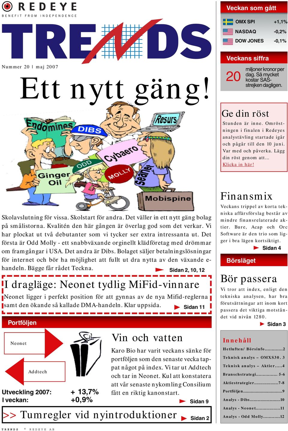 Det väller in ett nytt gäng bolag på smålistorna. Kvalitén den här gången är överlag god som det verkar. Vi har plockat ut två debutanter som vi tycker ser extra intressanta ut.