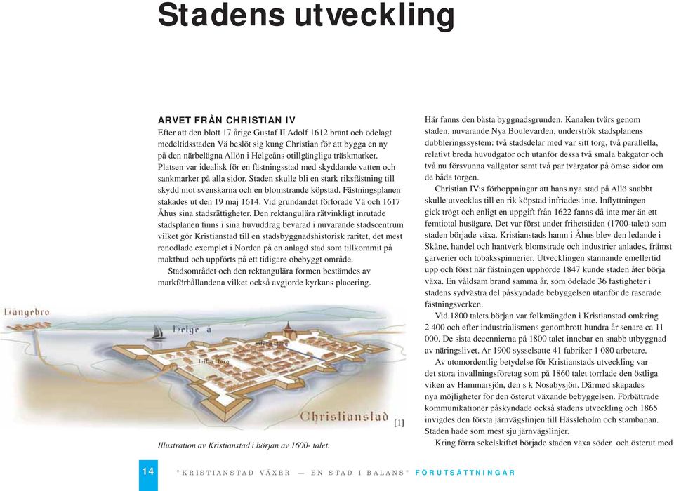 Staden skulle bli en stark riksfästning till skydd mot svenskarna och en blomstrande köpstad. Fästningsplanen stakades ut den 19 maj 1614.