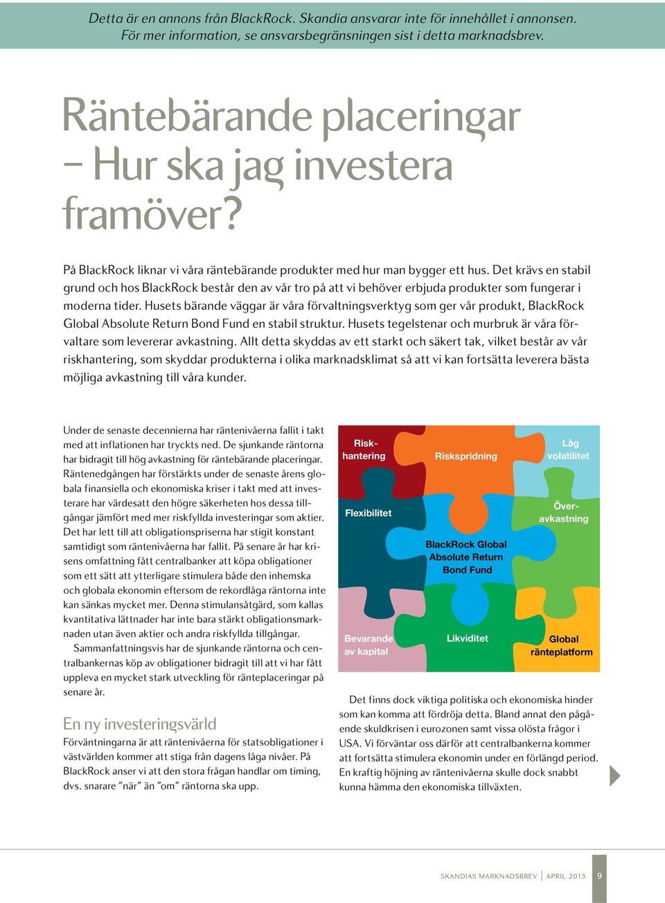 Det krävs en stabil grund och hos BlackRock består den av vår tro på att vi behöver erbjuda produkter som fungerar i moderna tider.