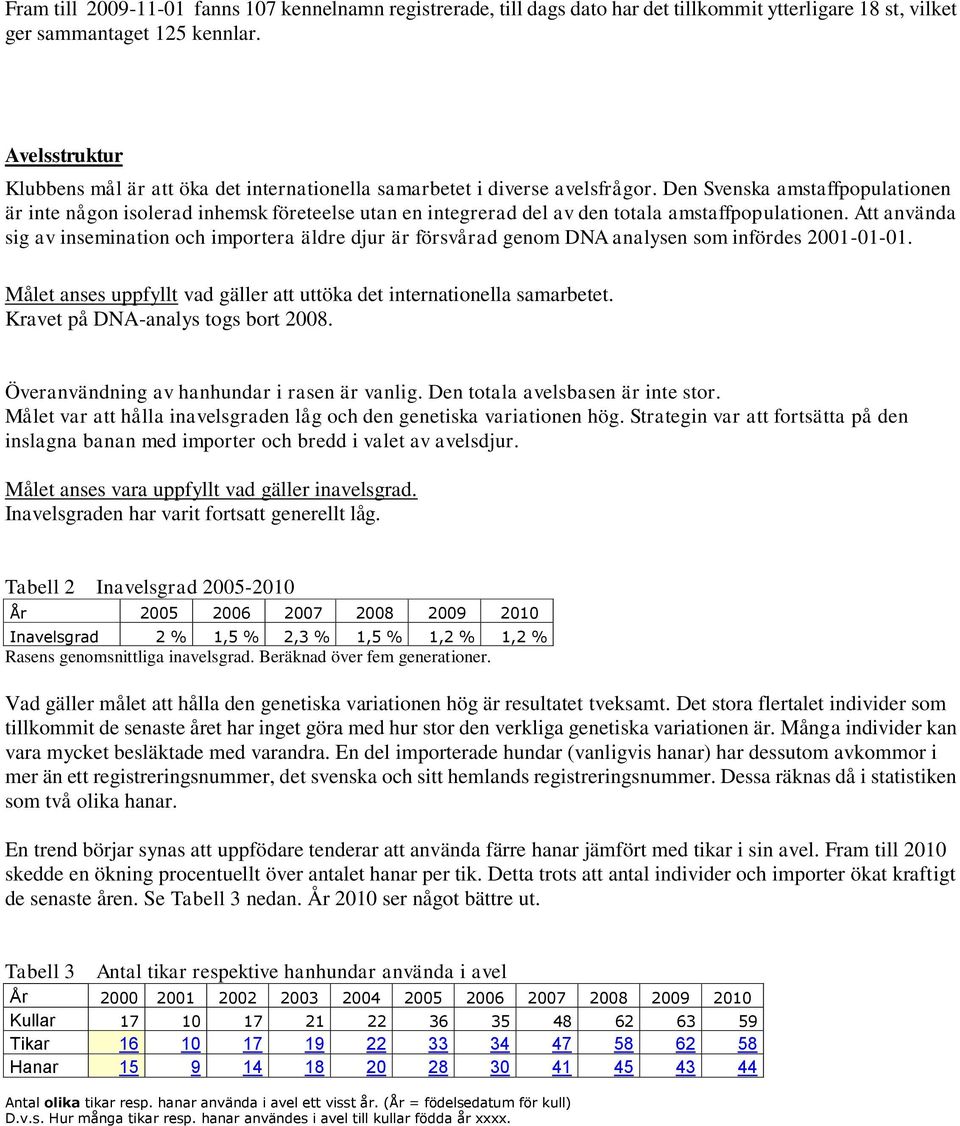 Den Svenska amstaffpopulationen är inte någon isolerad inhemsk företeelse utan en integrerad del av den totala amstaffpopulationen.