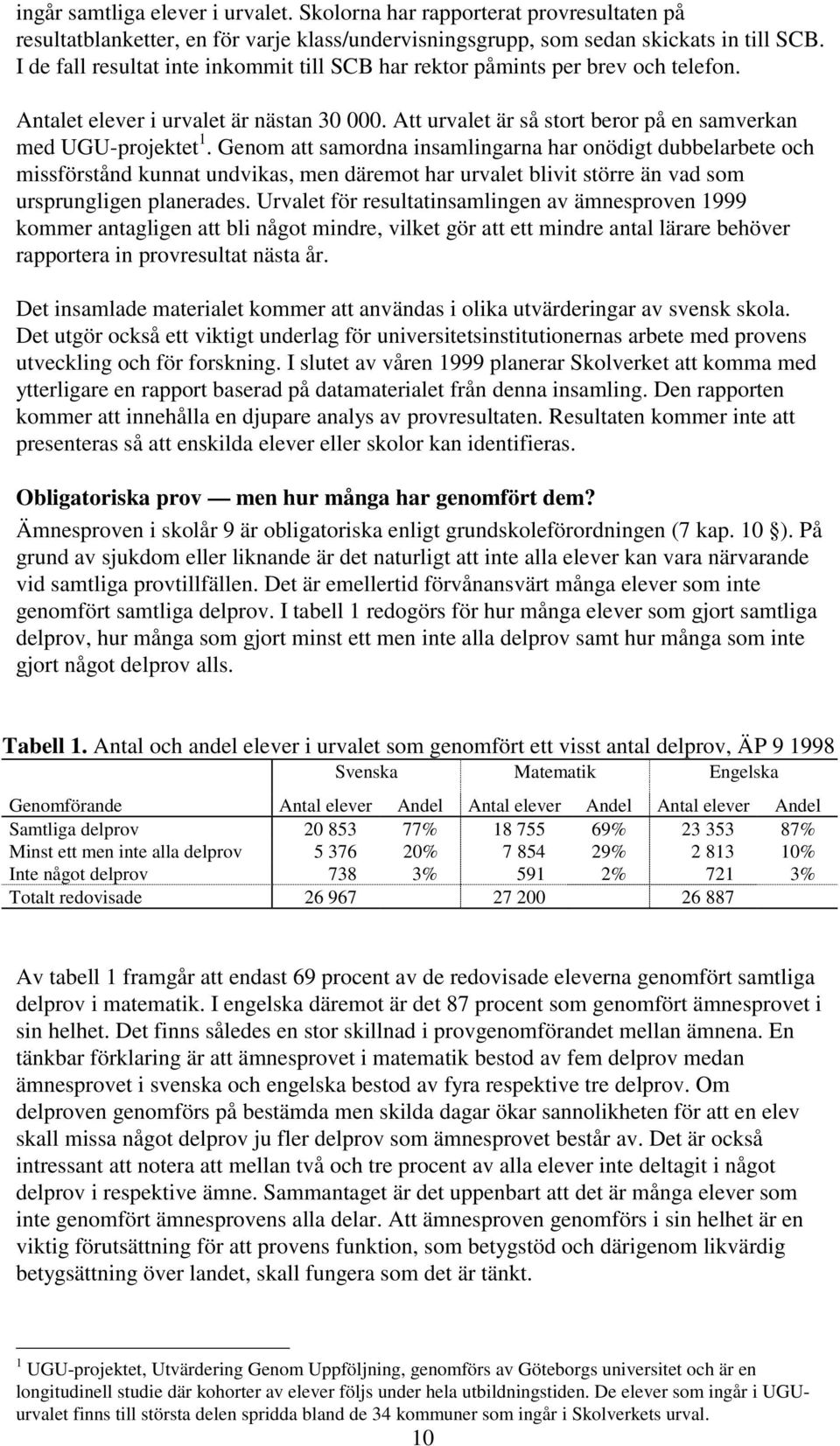 Genom att samordna insamlingarna har onödigt dubbelarbete och missförstånd kunnat undvikas, men däremot har urvalet blivit större än vad som ursprungligen planerades.