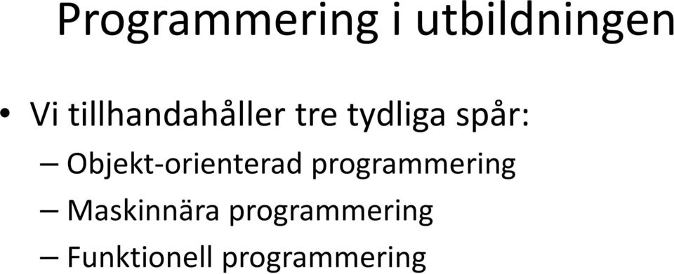 Objekt-orienterad programmering