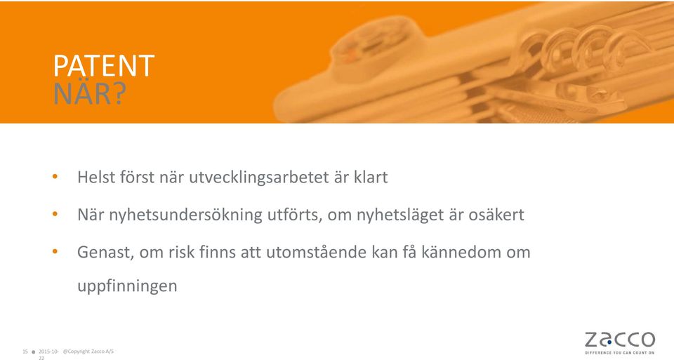 När nyhetsundersökning utförts, om nyhetsläget