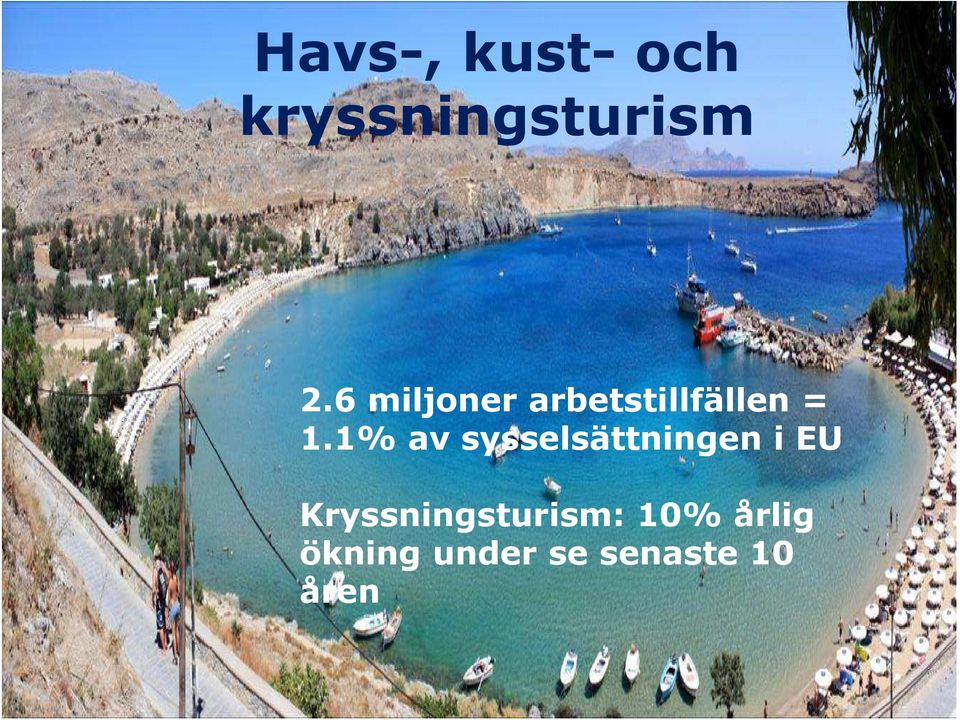 1% av sysselsättningen i EU