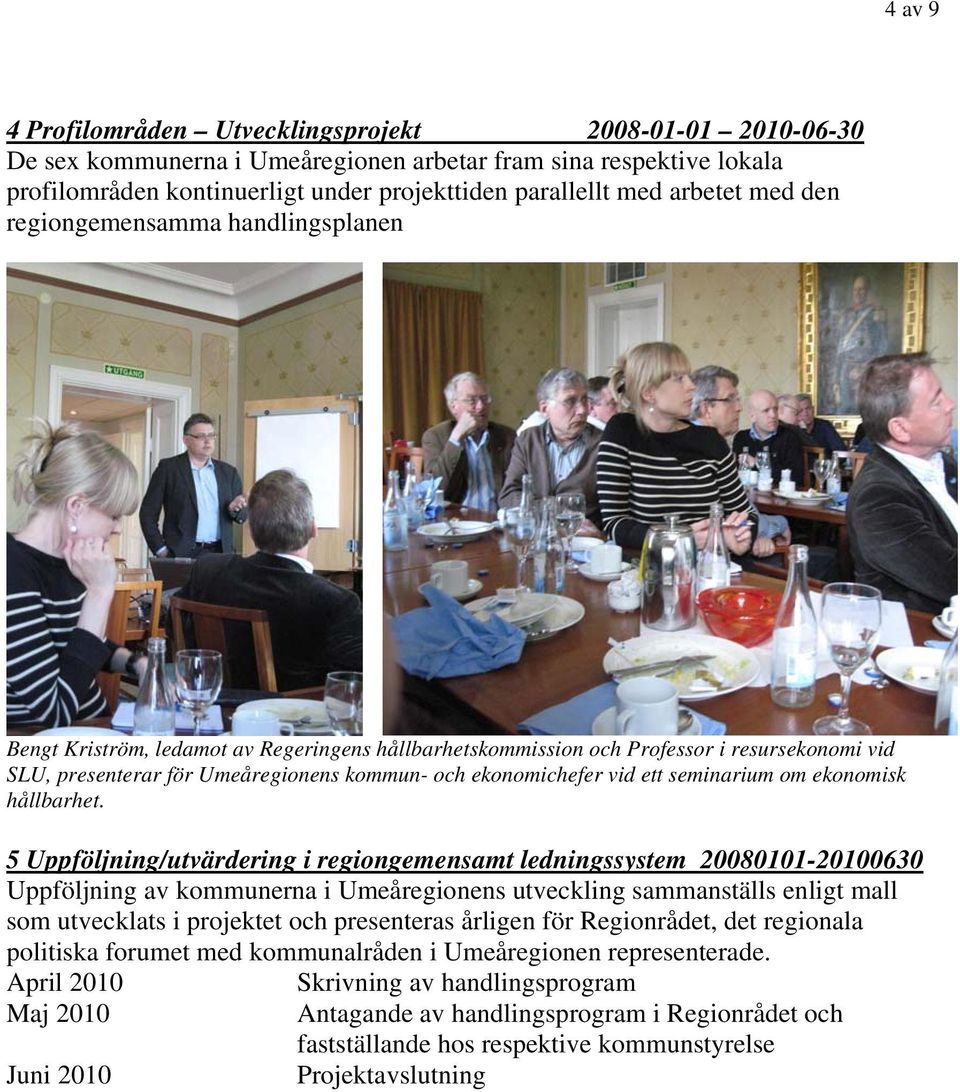 ekonomichefer vid ett seminarium om ekonomisk hållbarhet.