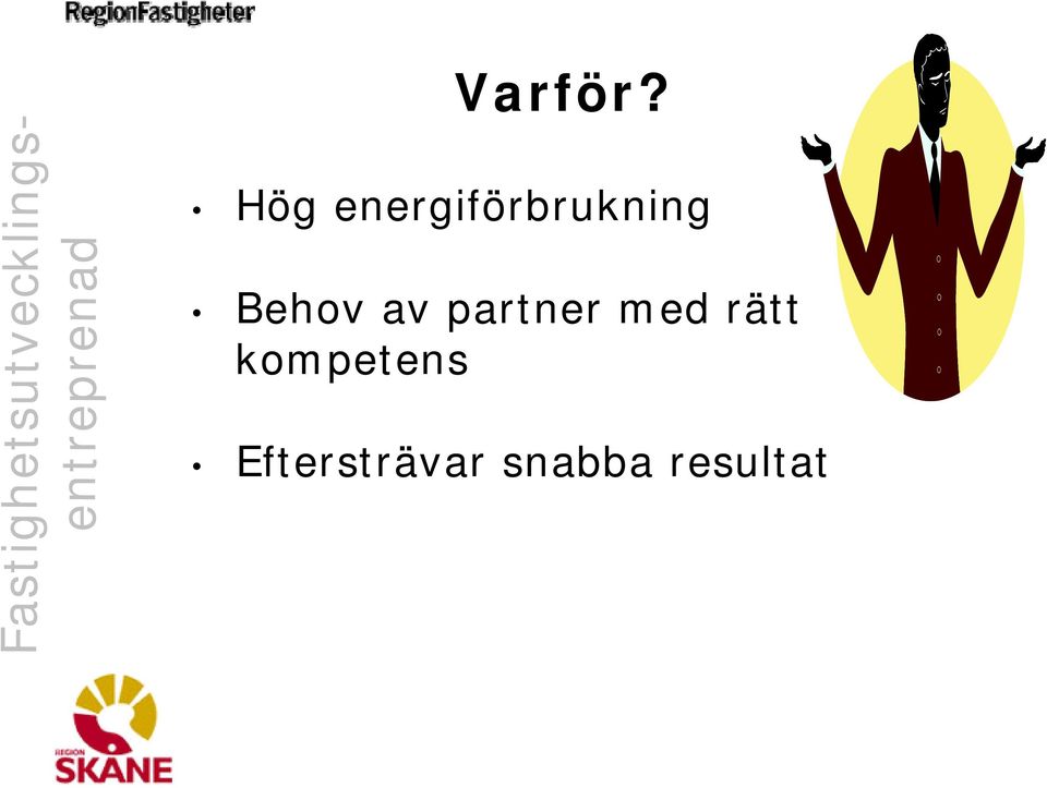 Behov av partner med