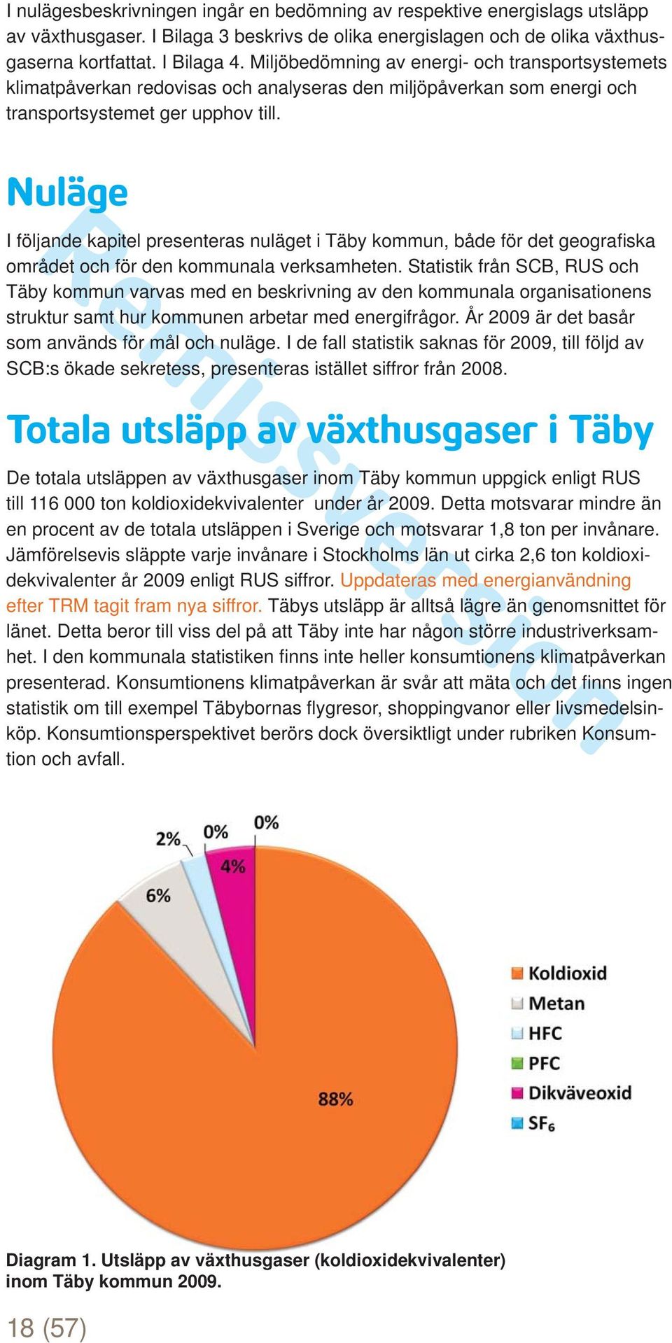 Nuläge I följande kapitel presenteras nuläget i Täby kommun, både för det geografi ska området och för den kommunala verksamheten.