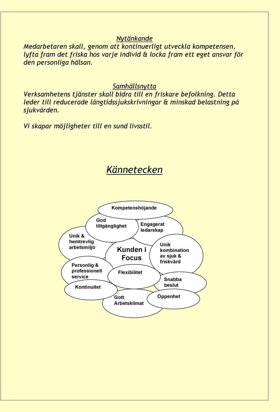 Detta leder till reducerade långtidssjukskrivningar & minskad belastning på sjukvården. Vi skapar möjligheter till en sund livsstil.