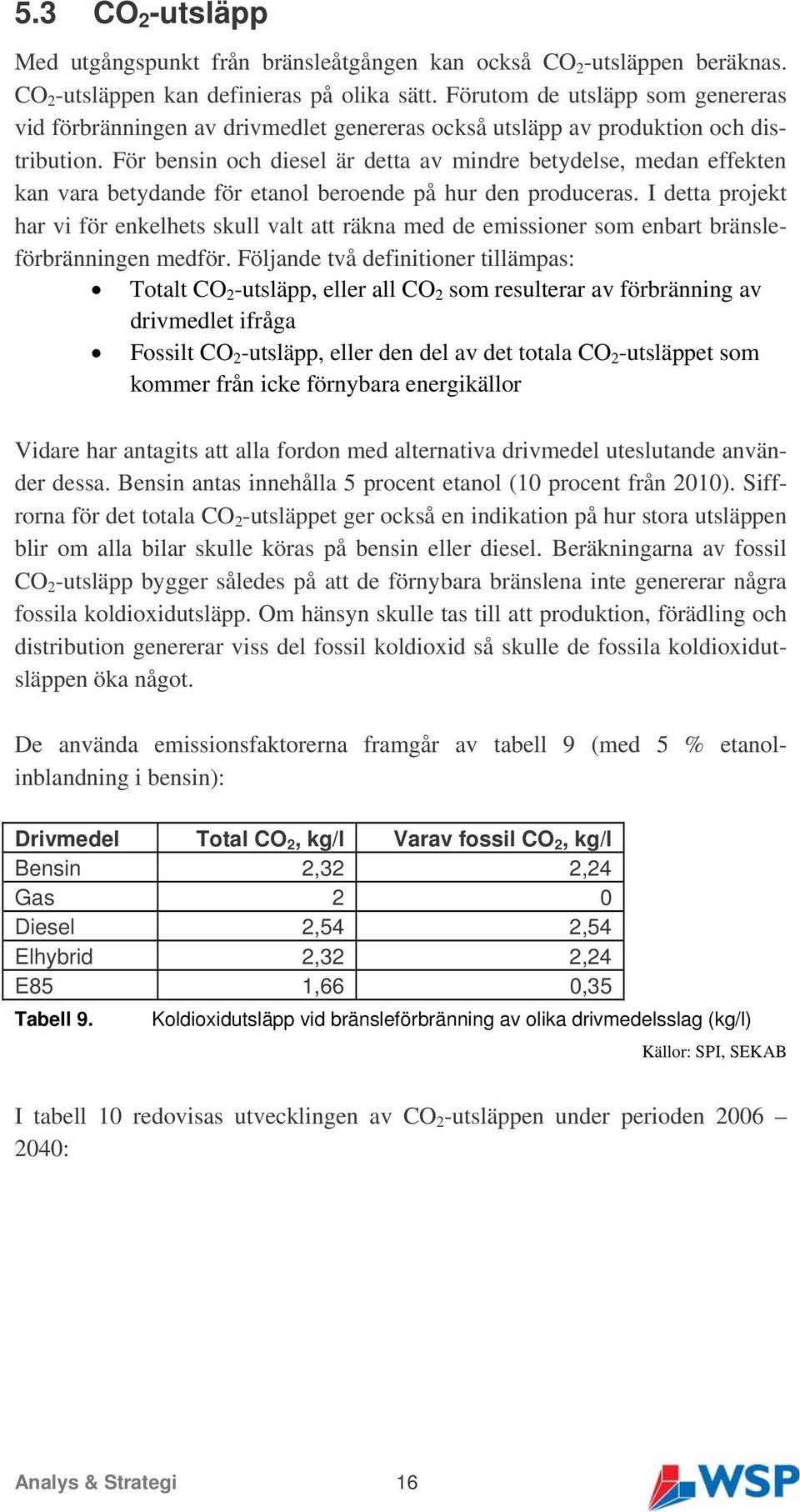 För bensin och diesel är detta av mindre betydelse, medan effekten kan vara betydande för etanol beroende på hur den produceras.