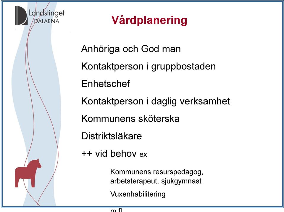 verksamhet Kommunens sköterska Distriktsläkare ++ vid