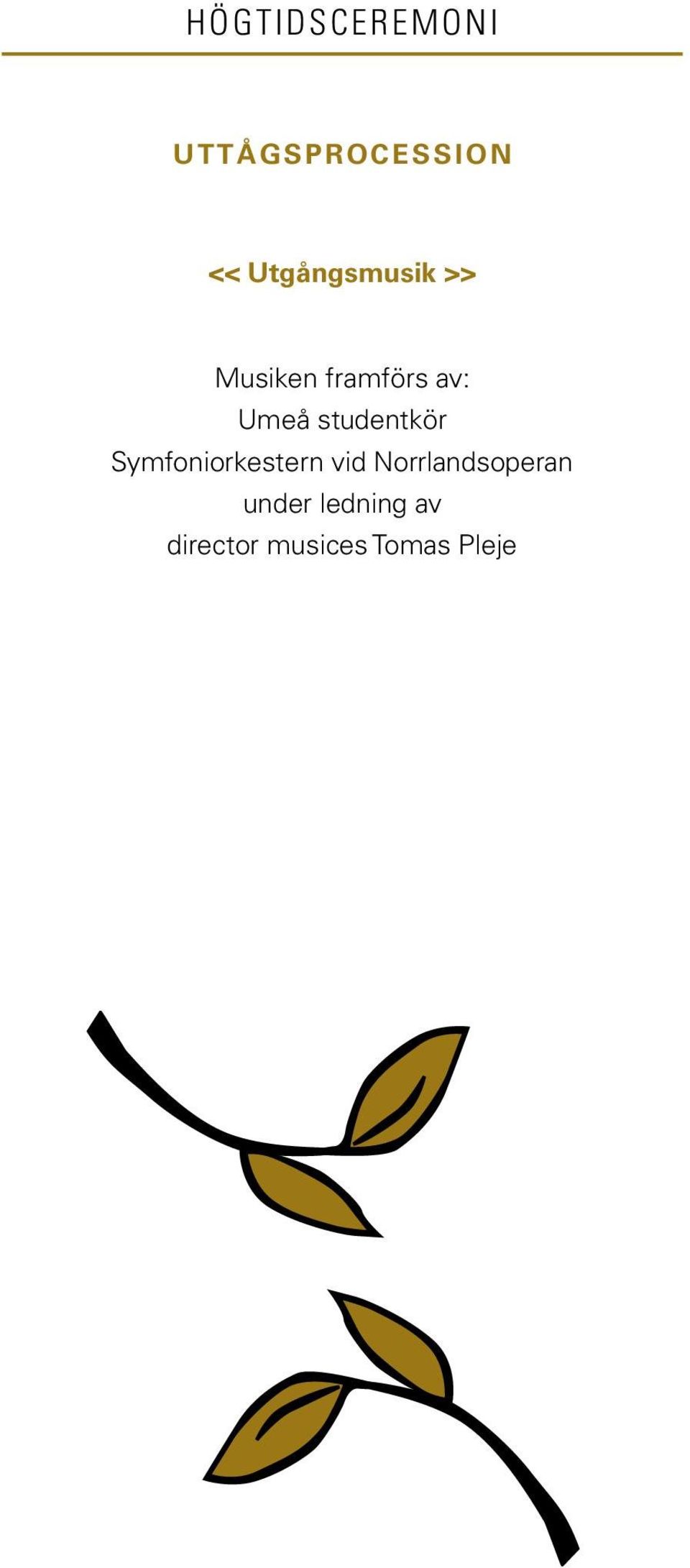 studentkör Symfoniorkestern vid