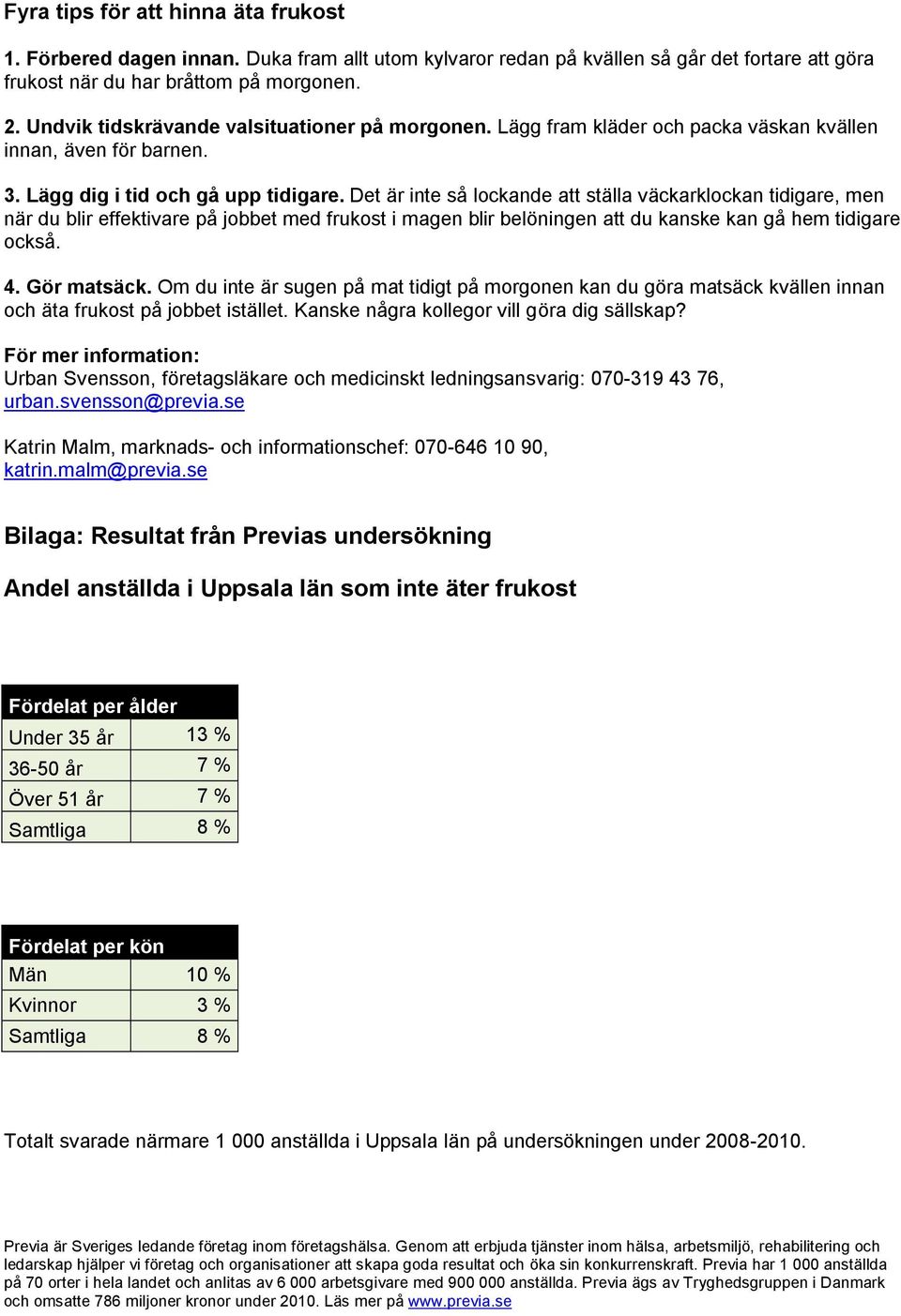 Det är inte så lockande att ställa väckarklockan tidigare, men när du blir effektivare på jobbet med frukost i magen blir belöningen att du kanske kan gå hem tidigare också. 4. Gör matsäck.