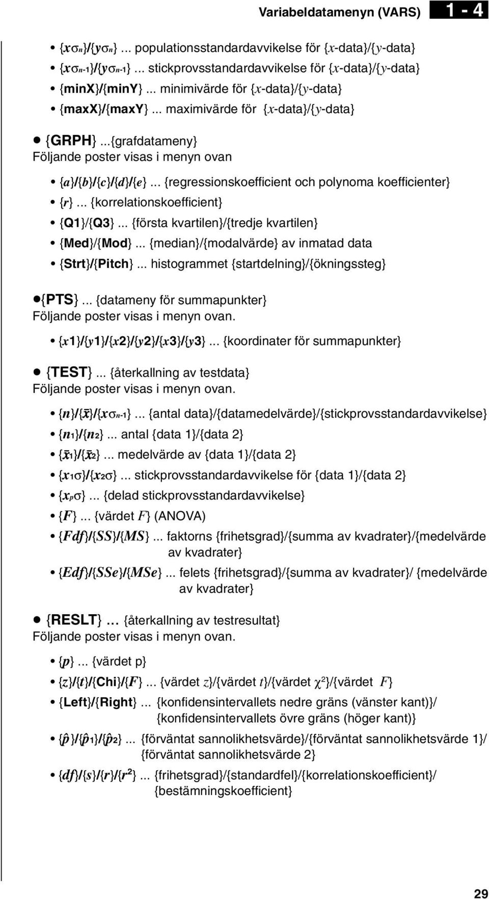.. {regressionskoefficient och polynoma koefficienter} {r}... {korrelationskoefficient} {Q1}/{Q3}... {första kvartilen}/{tredje kvartilen} {Med}/{Mod}.