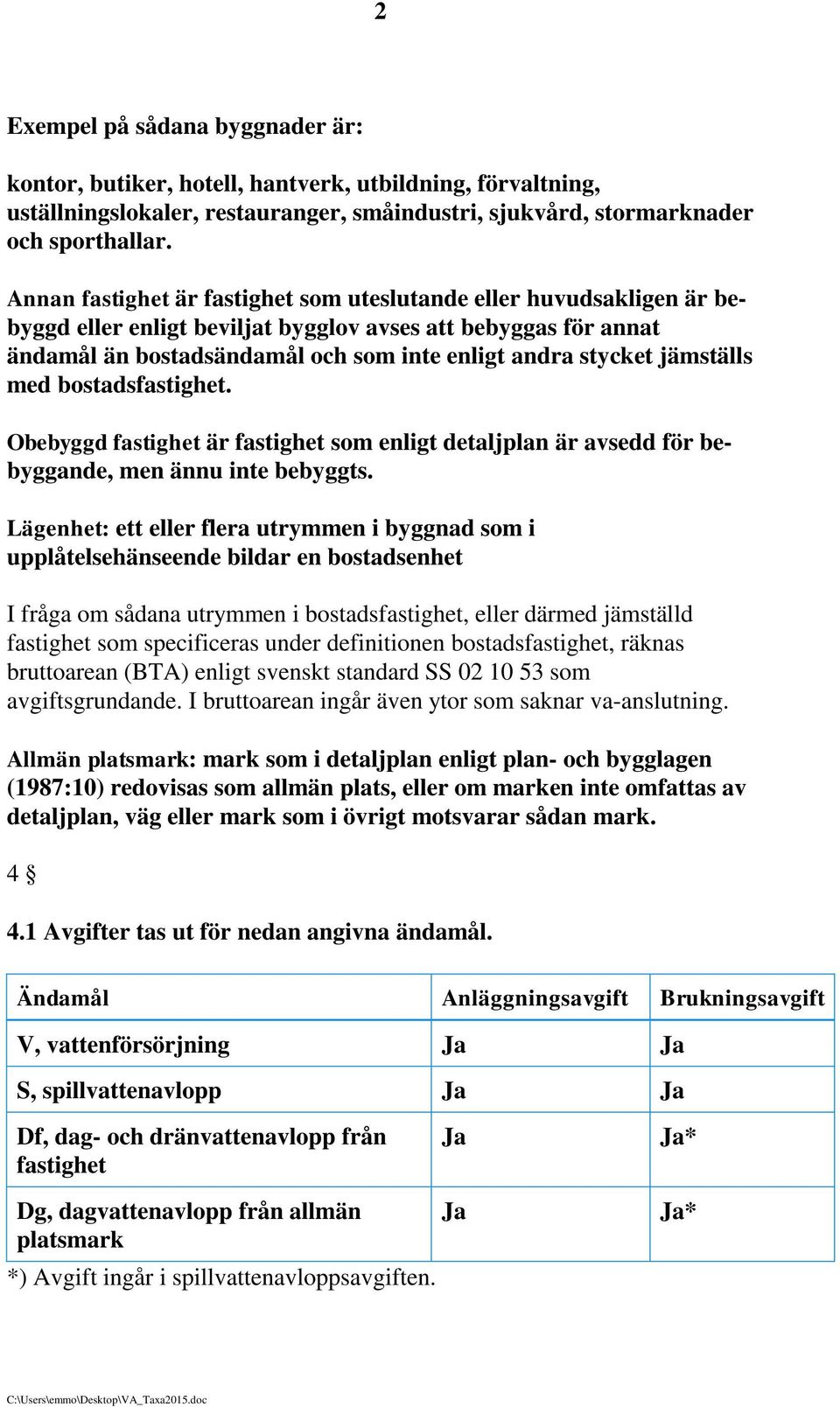 jämställs med bostadsfastighet. Obebyggd fastighet är fastighet som enligt detaljplan är avsedd för bebyggande, men ännu inte bebyggts.
