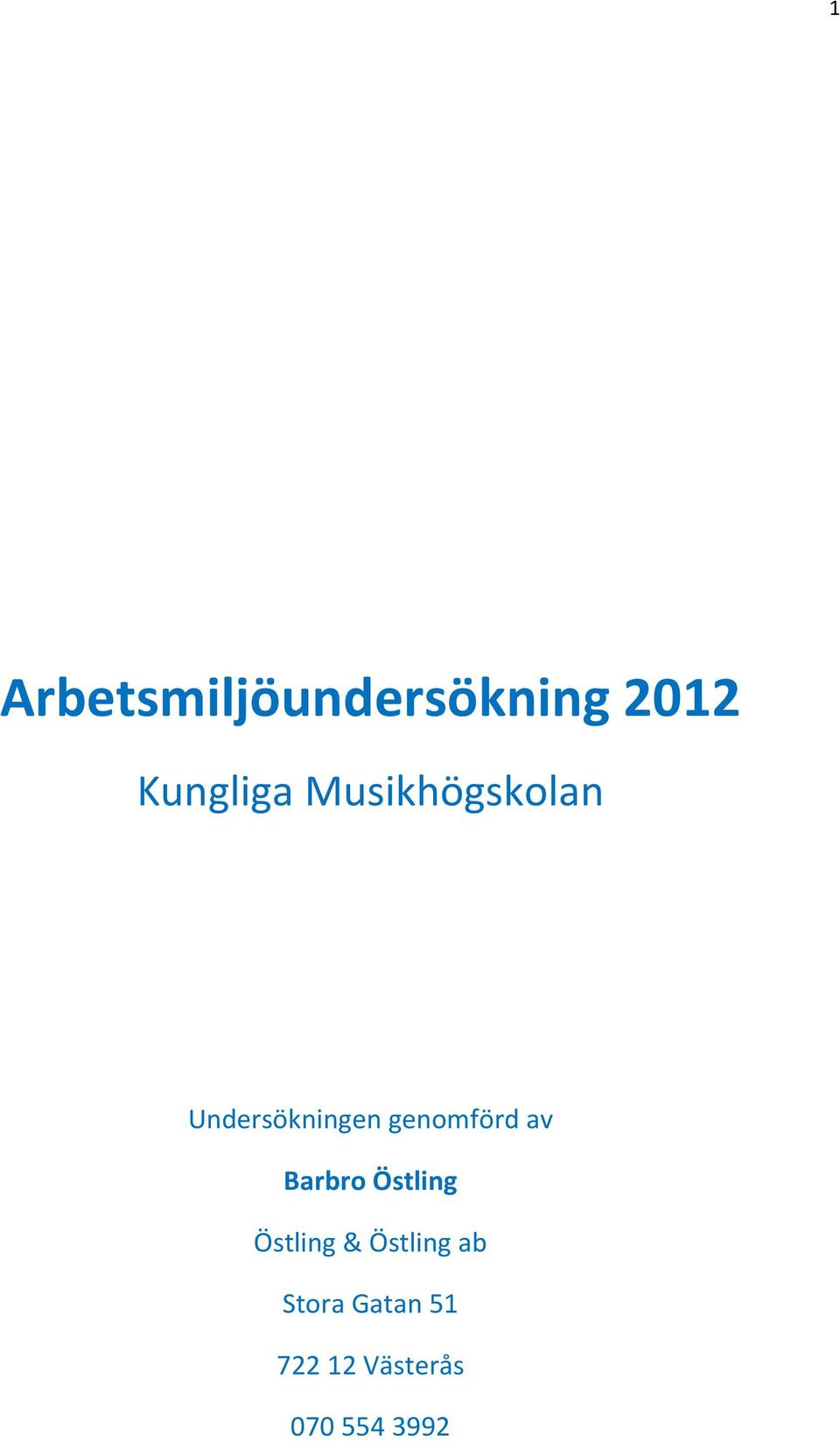av Barbro Östling Östling & Östling ab