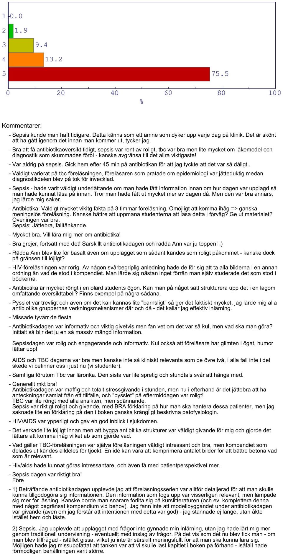 - Var aldrig på sepsis. Gick hem efter 45 min på antibiotikan för att jag tyckte att det var så dåligt.