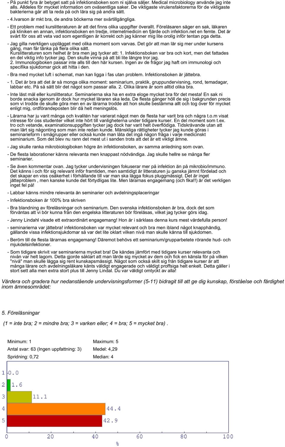 - Ett problem med kurslitteraturen är att det finns olika uppgifter överallt.