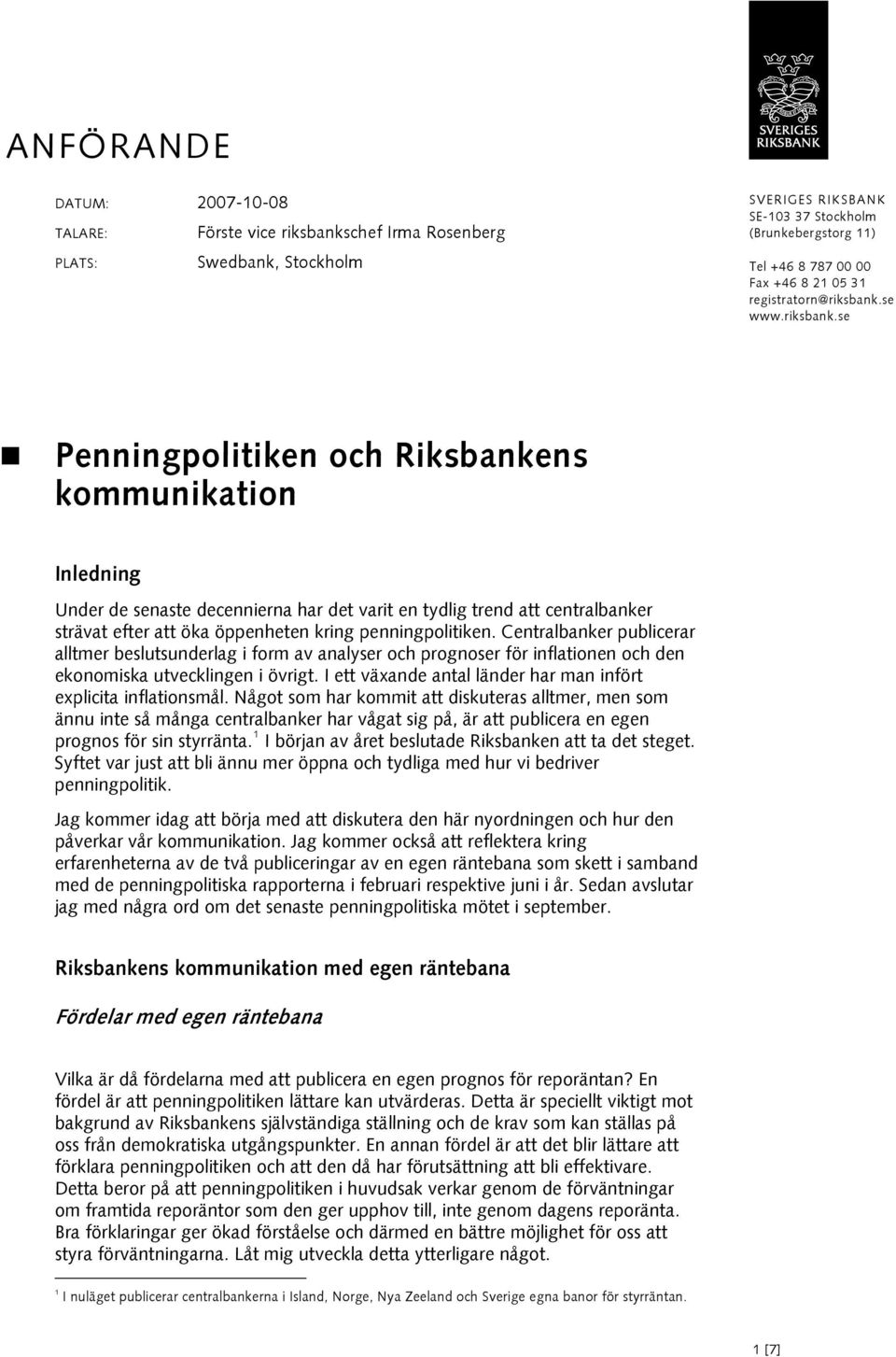 se www.riksbank.