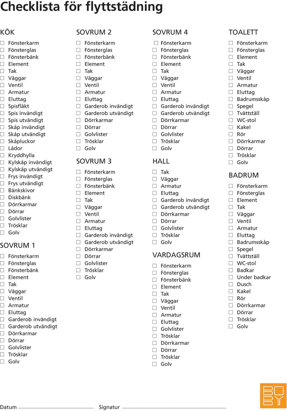 1 lister SOVRUM 2 lister SOVRUM 3 lister SOVRUM 4 lister HALL lister VARDAGSRUM lister TOALETT Badrumsskåp Spegel