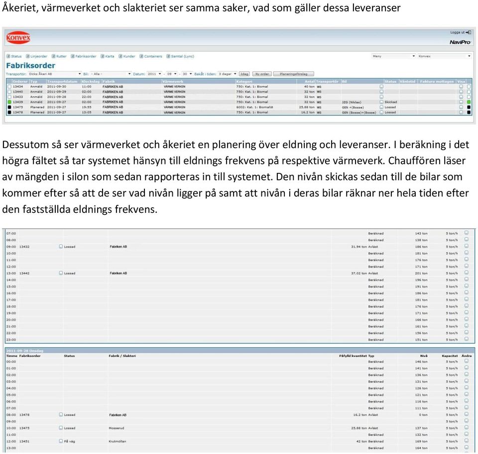 I beräkning i det högra fältet så tar systemet hänsyn till eldnings frekvens på respektive värmeverk.