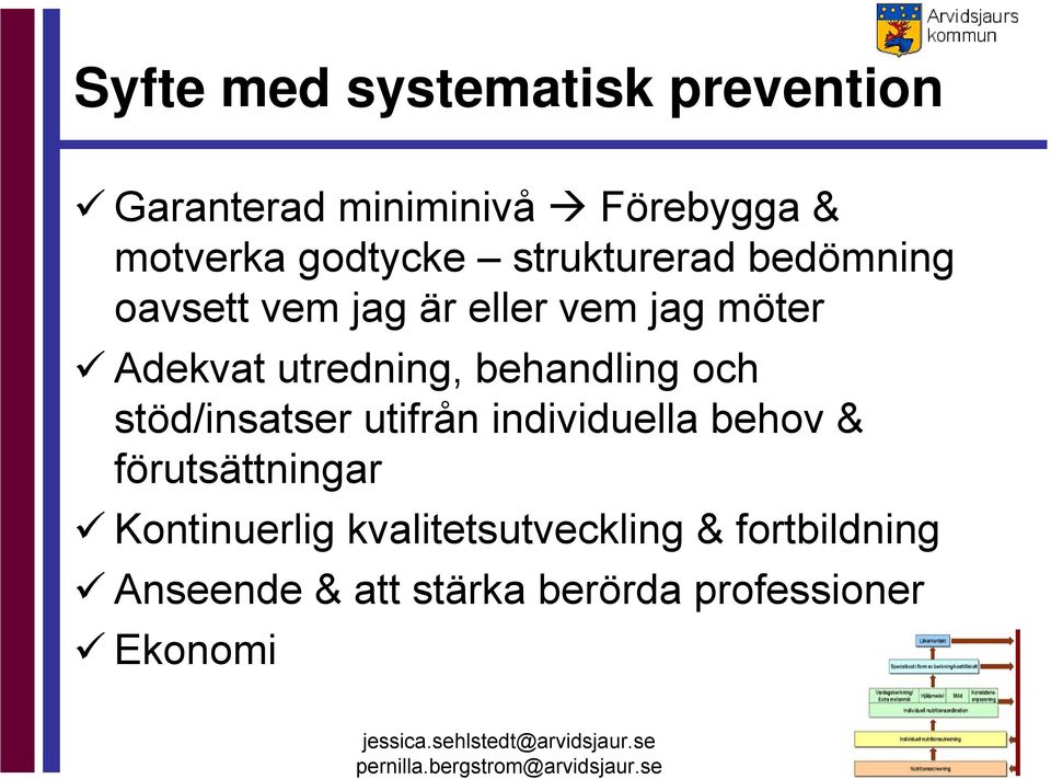 behandling och stöd/insatser utifrån individuella behov & förutsättningar