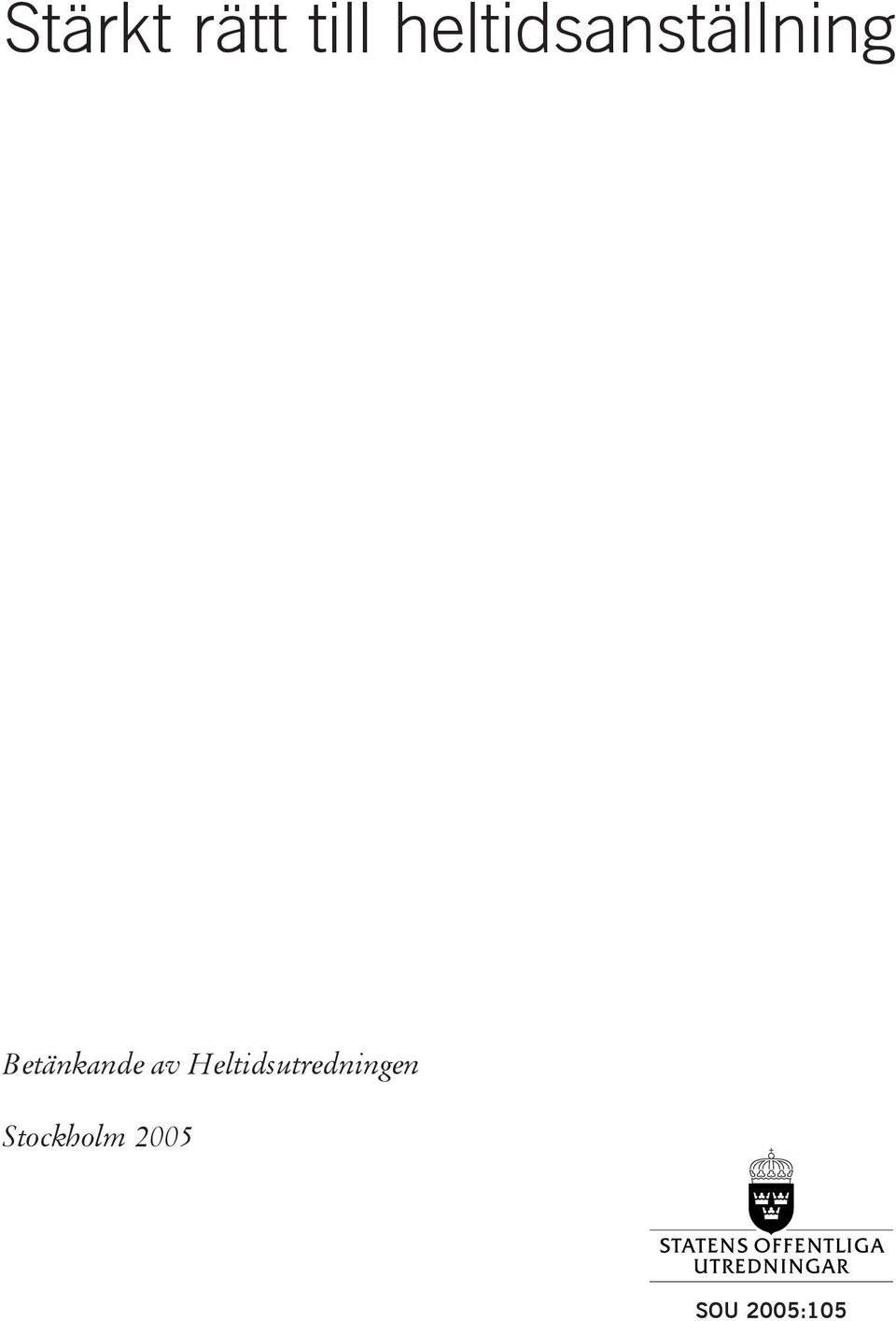 Betänkande av
