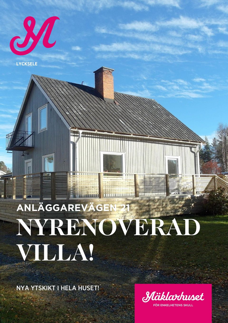 NYRENOVERAD VILLA!