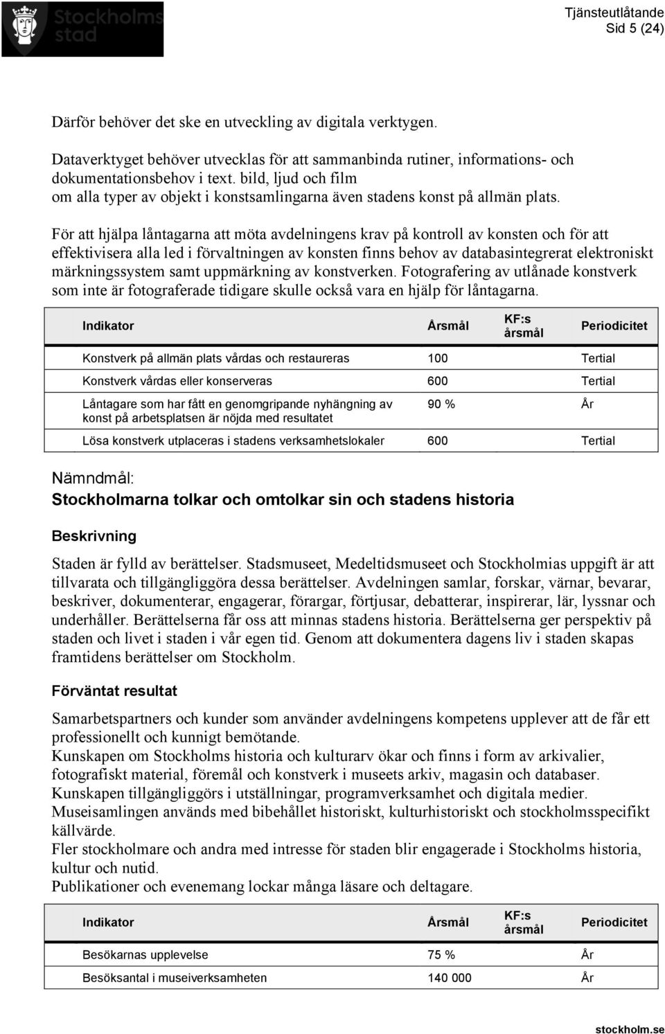För att hjälpa låntagarna att möta avdelningens krav på kontroll av konsten och för att effektivisera alla led i förvaltningen av konsten finns behov av databasintegrerat elektroniskt märkningssystem