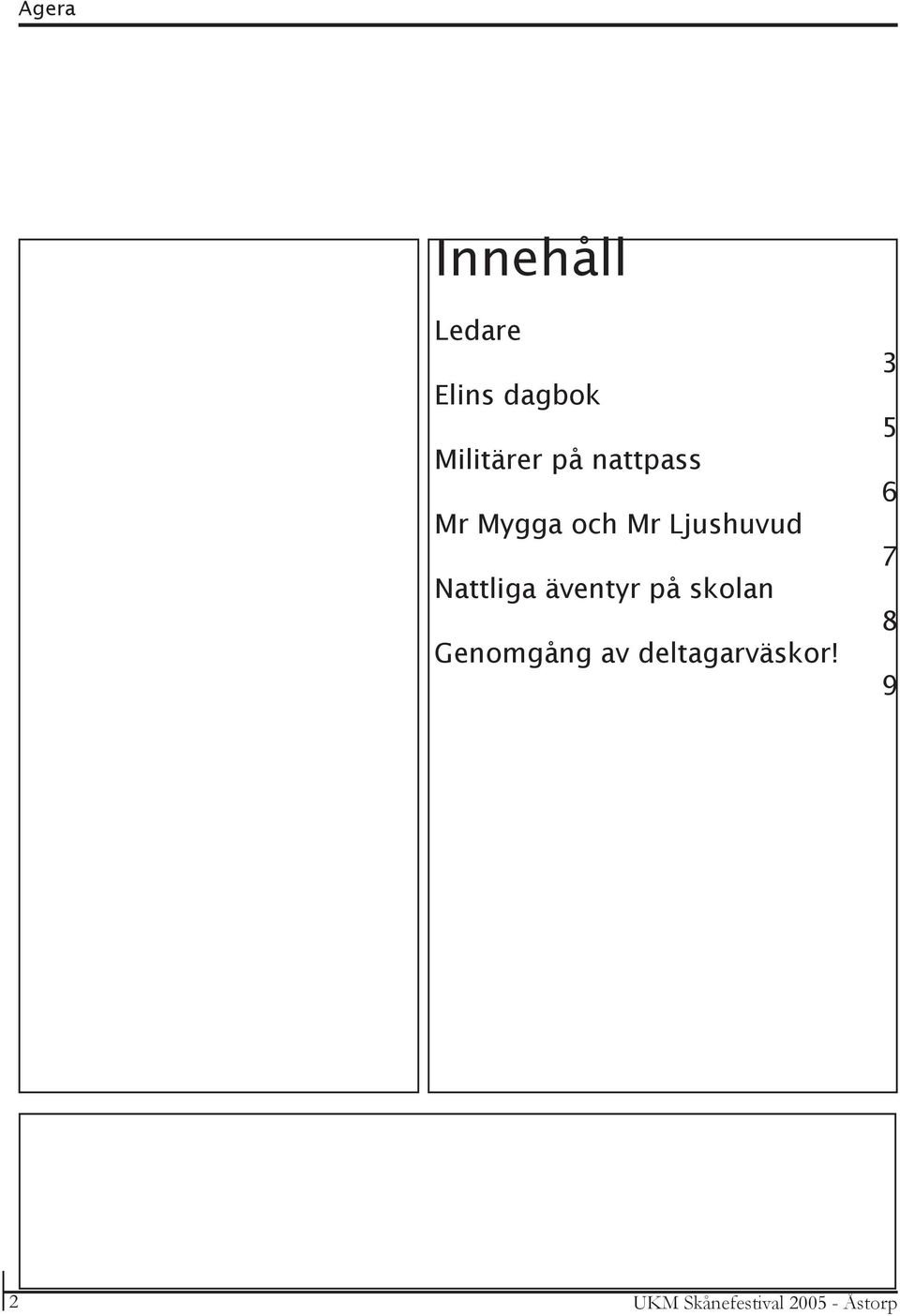 Ljushuvud Nattliga äventyr på skolan