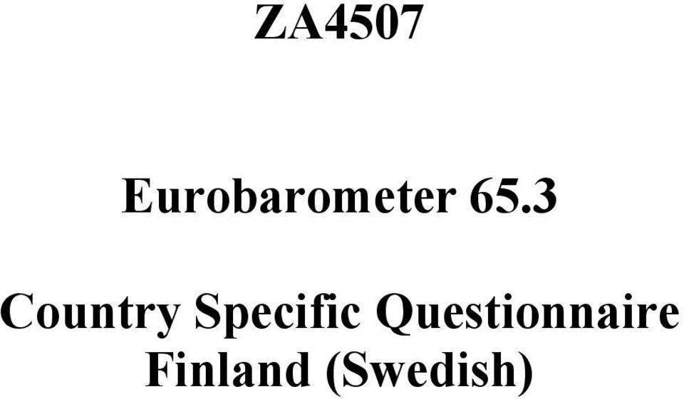 Country Specific