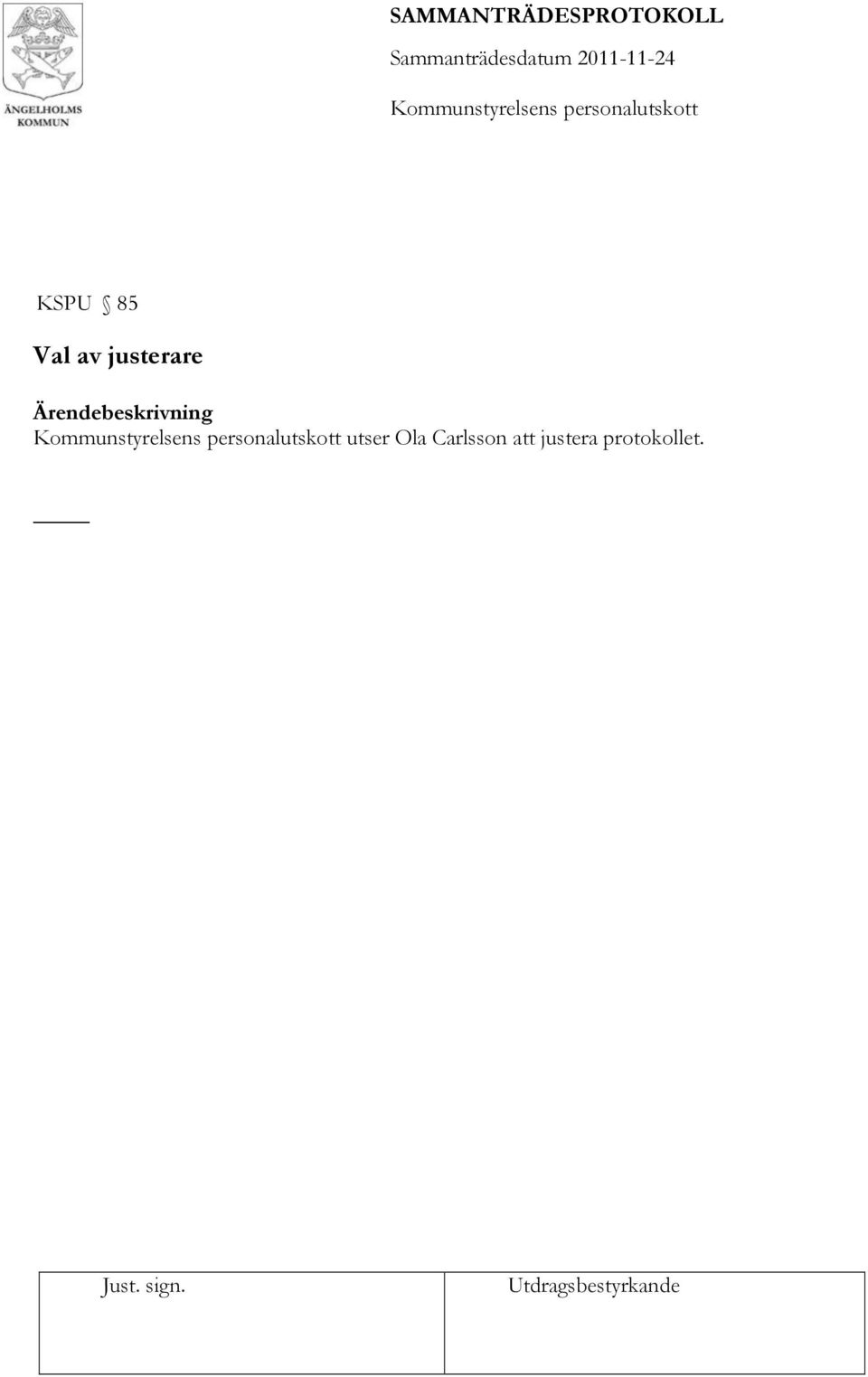 Ärendebeskrivning