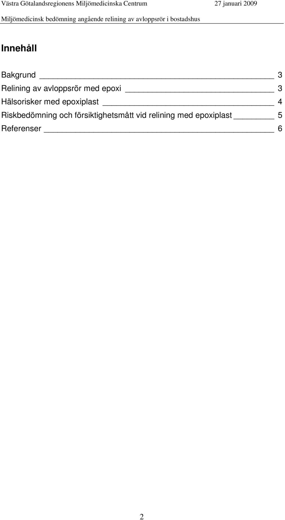 epoxiplast 4 Riskbedömning och