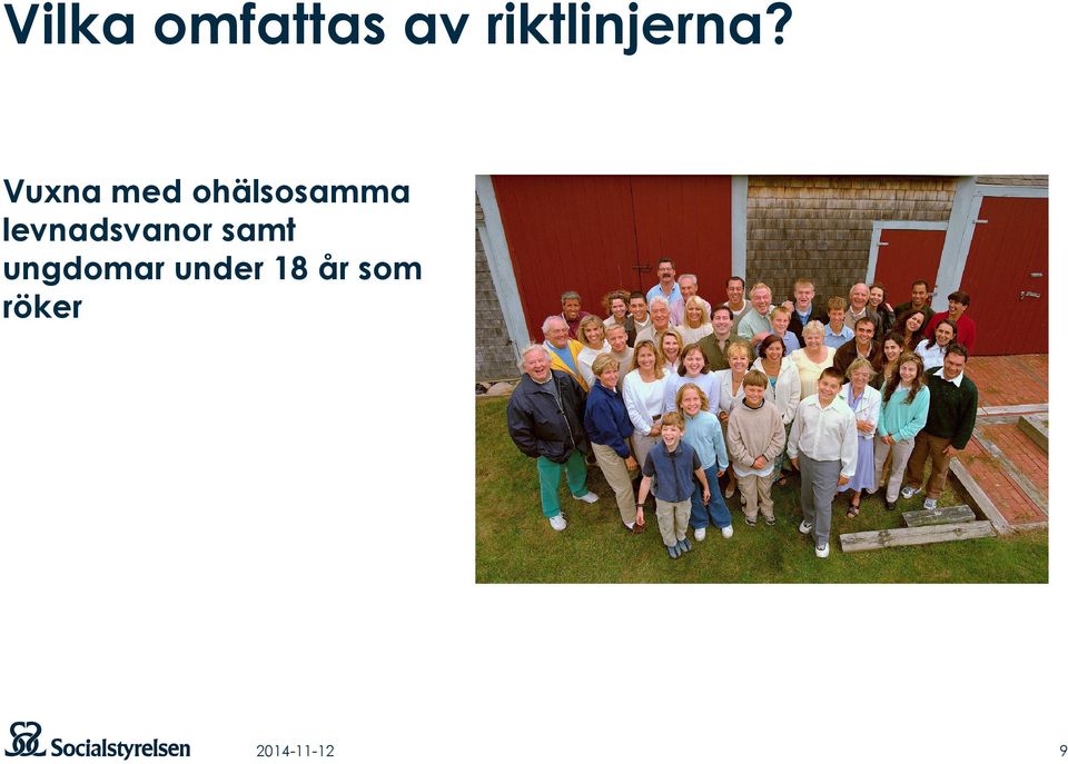 Vuxna med ohälsosamma