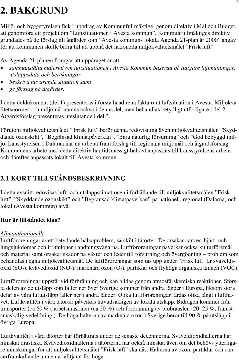 miljökvalitetsmålet Frisk luft.