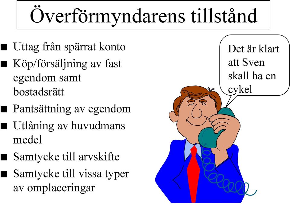 egendom Utlåning av huvudmans medel Samtycke till arvskifte