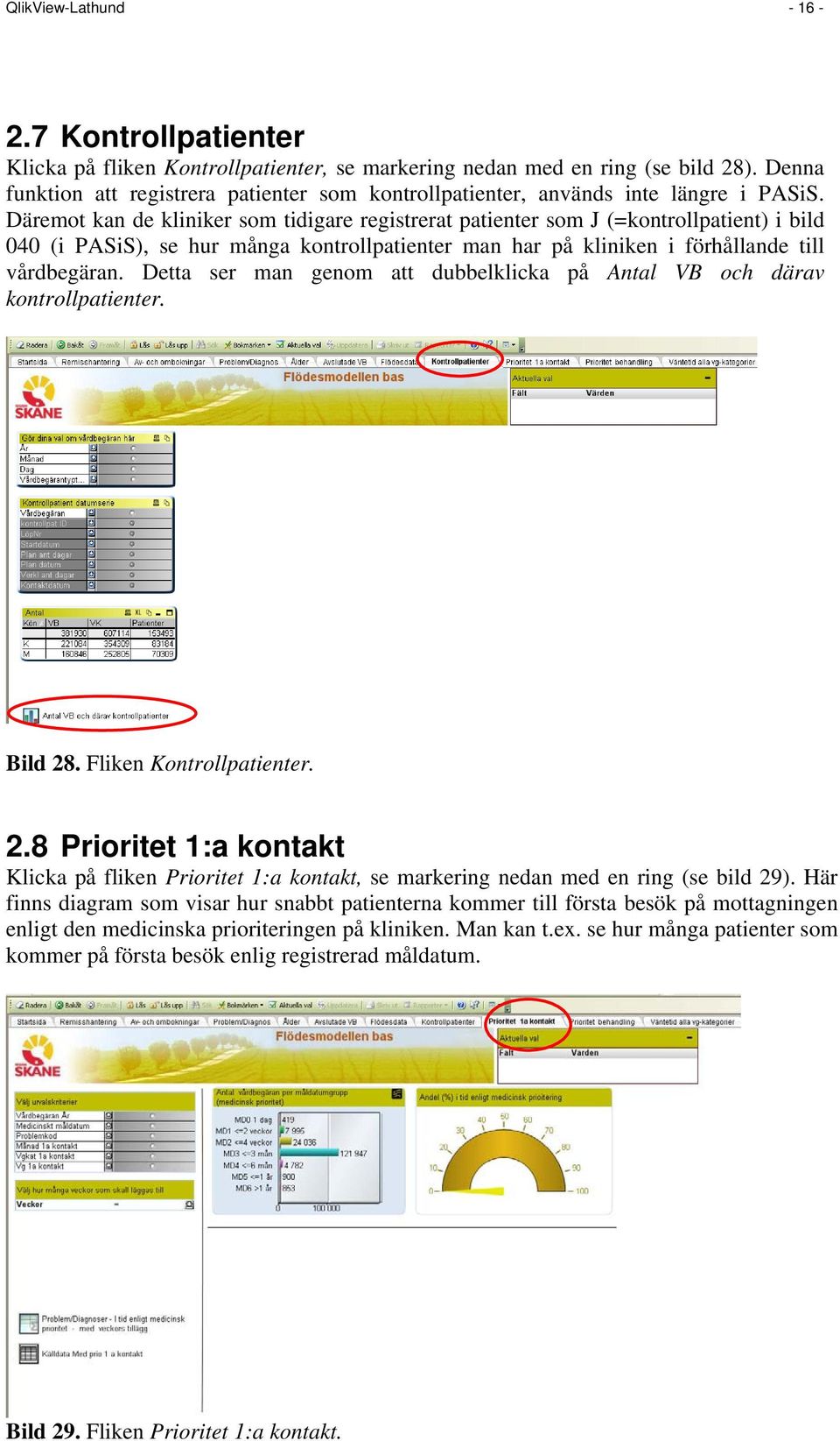 Däremot kan de kliniker som tidigare registrerat patienter som J (=kontrollpatient) i bild 040 (i PASiS), se hur många kontrollpatienter man har på kliniken i förhållande till vårdbegäran.