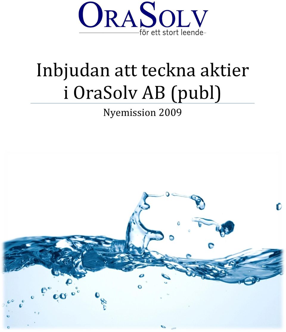 OraSolv AB