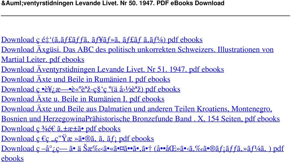 pdf ebooks Download Äxte und Beile in Rumänien I.