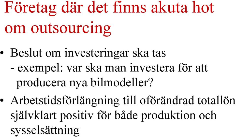 producera nya bilmodeller?