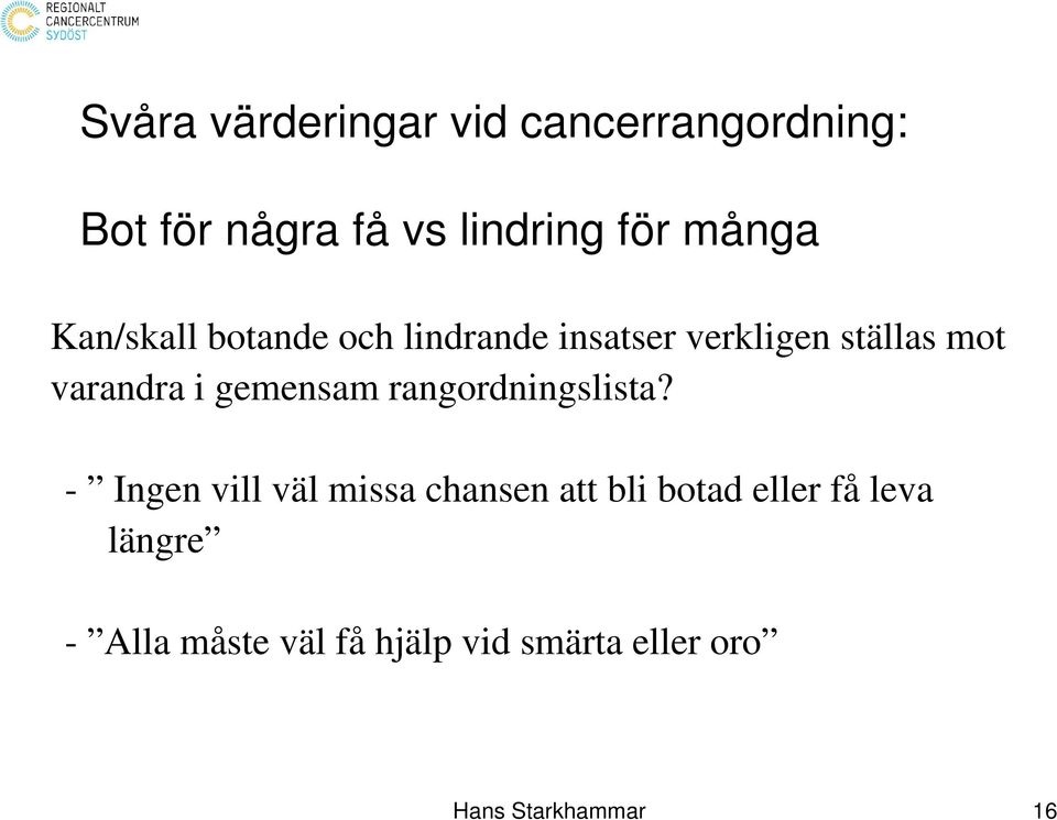 i gemensam rangordningslista?