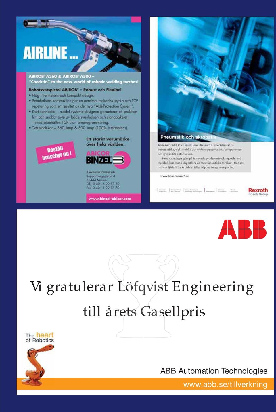Gasellpris ABB Automation