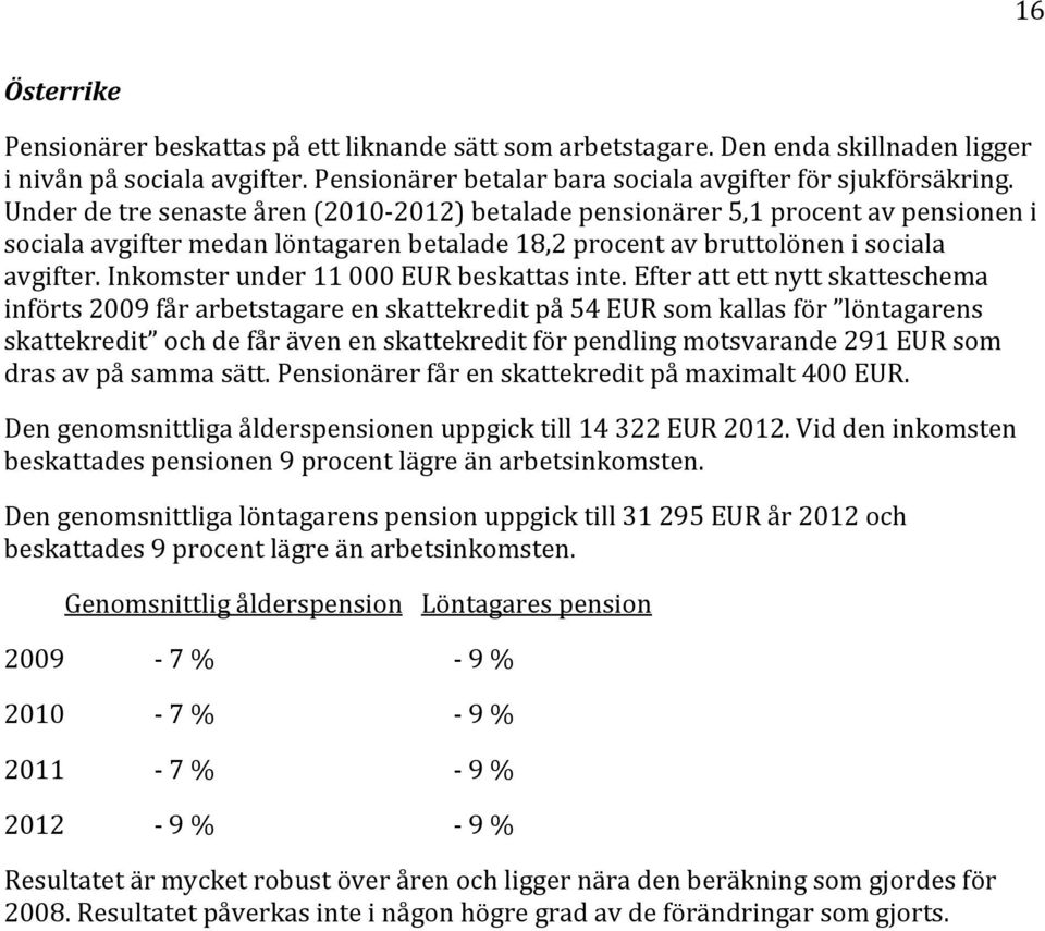 Inkomster under 11 000 EUR beskattas inte.