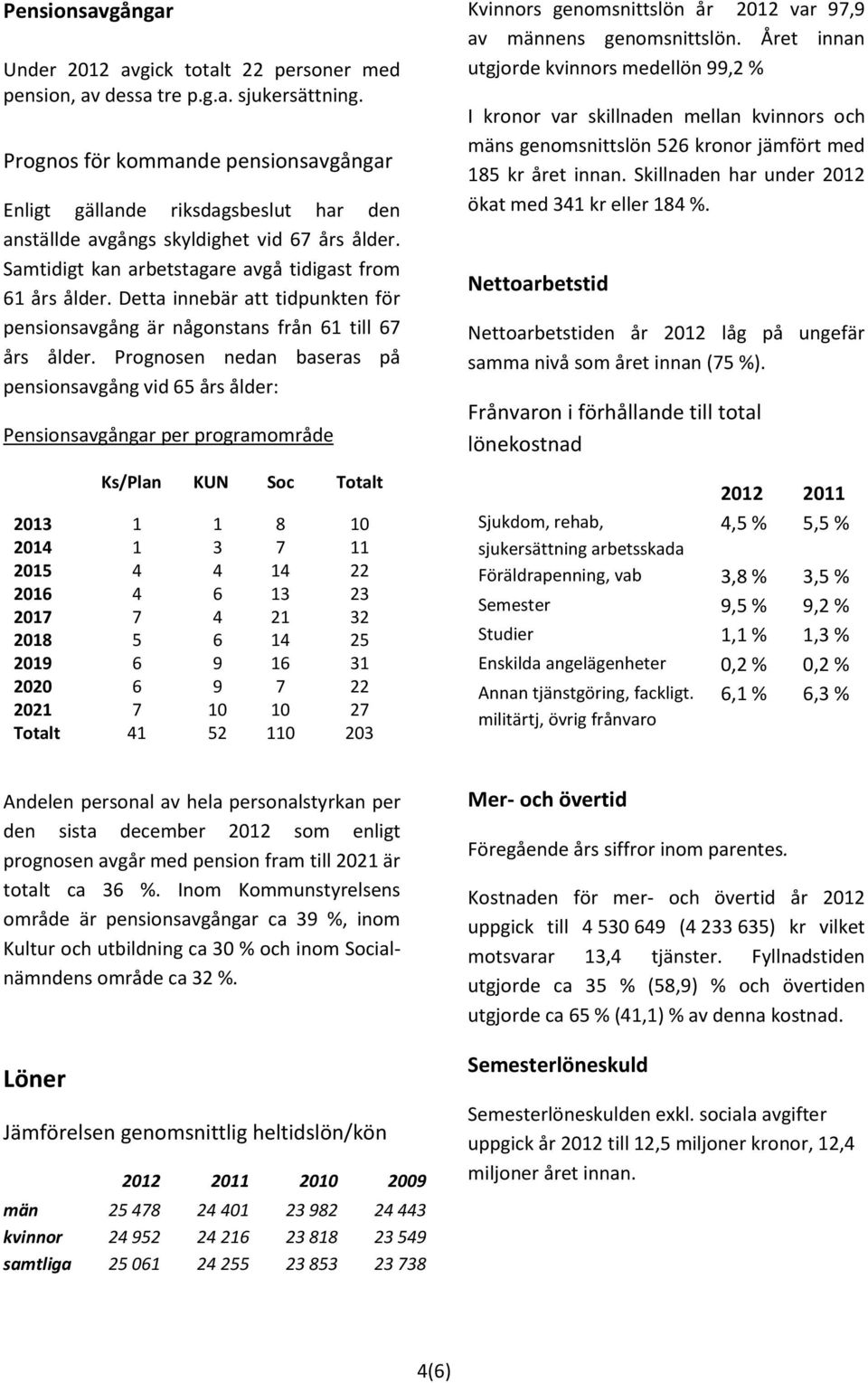 Detta innebär att tidpunkten för pensionsavgång är någonstans från 61 till 67 års ålder.