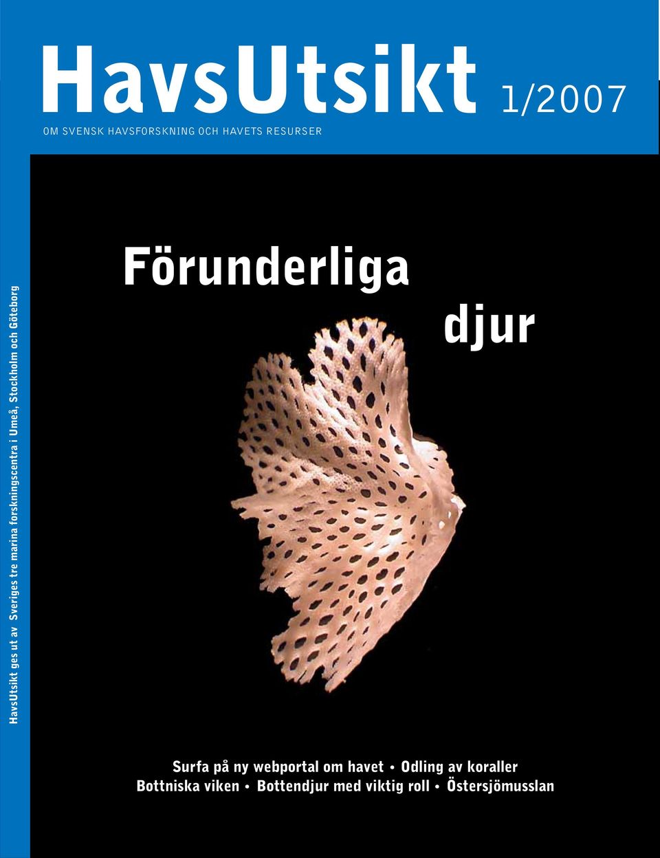 Stockholm och Göteborg djur Surfa på ny webportal om havet.