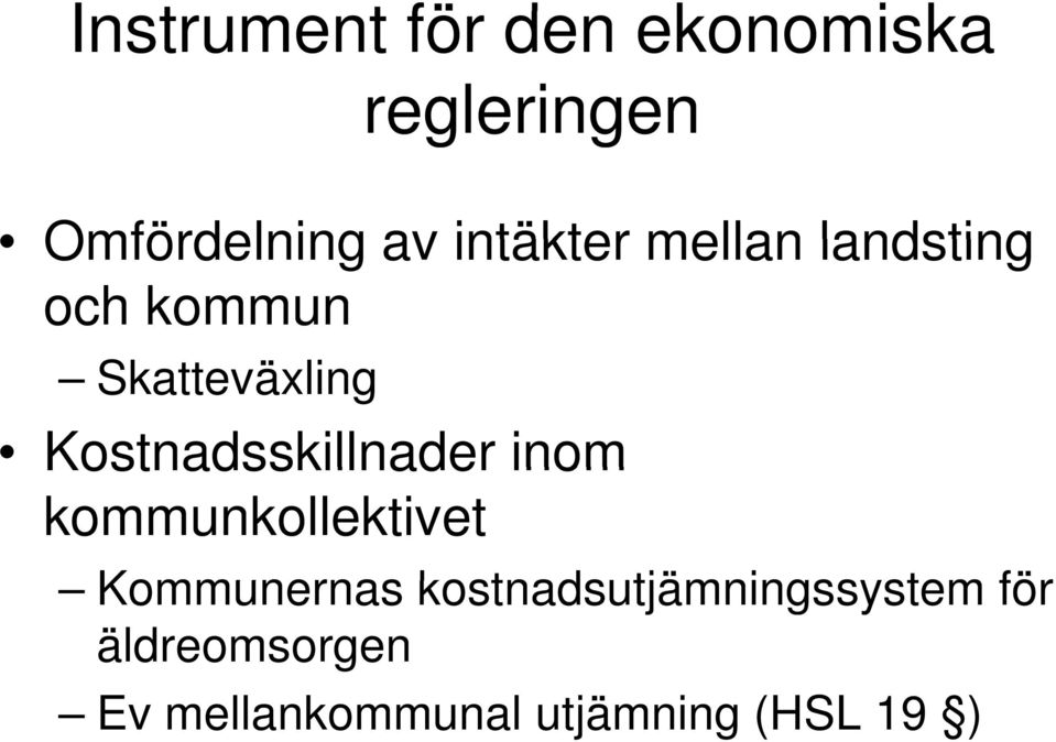 Kostnadsskillnader inom kommunkollektivet Kommunernas